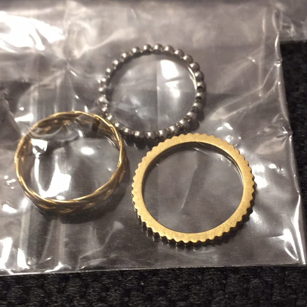 Madewell shift mix stack rings